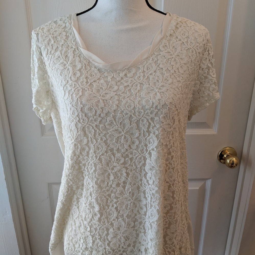 Maurice's lace tunic